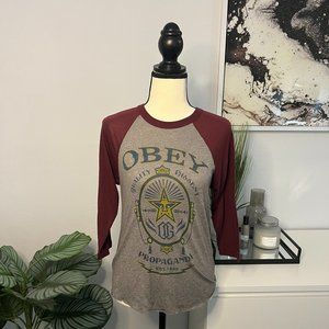 Obey Baseball T